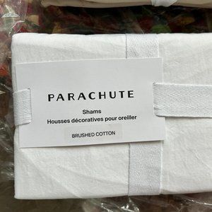 Parachute Brushed Cotton Sham Set "white" standard size